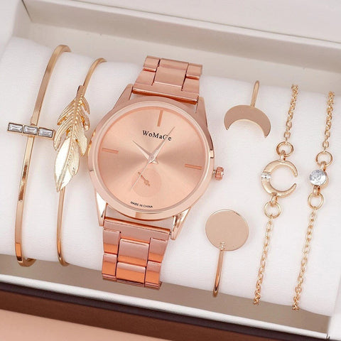 6/5/3PCS Luxury Women Watches Set Bracelet Wristwatches-JW01085-Veeddydropshipping