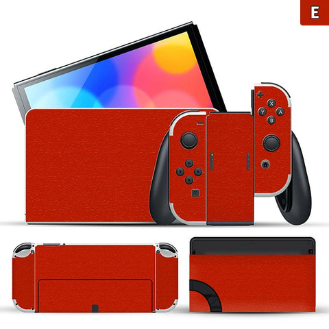 1PC Pure Color Skin Sticker Protector For Nintendo Switch OLED Classic Switch -CE01463-Veeddydropshipping