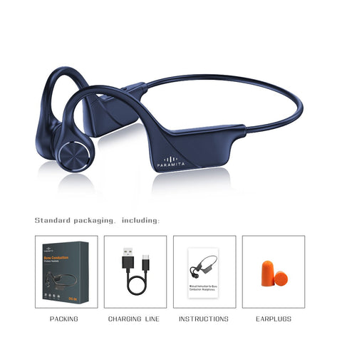 Real Bone Conduction Wireless Waterproof Bluetooth Earphones-Veeddydropshipping