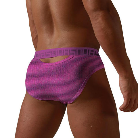 Underpants Gay Sexy Men Underwear Sissy Hollow Mens Panties Cuecas-MF01648-Veeddydropshipping