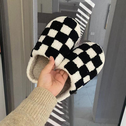 Slippers Indoor Plush Slippers For Couple Winter Warm-BS01126-Veeddydropshipping