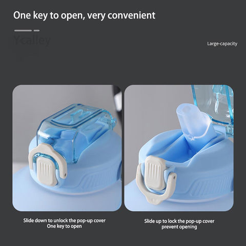 Sport Water Bottle Reminder Silicone Sith Straw-HA01247-Veeddydropshipping