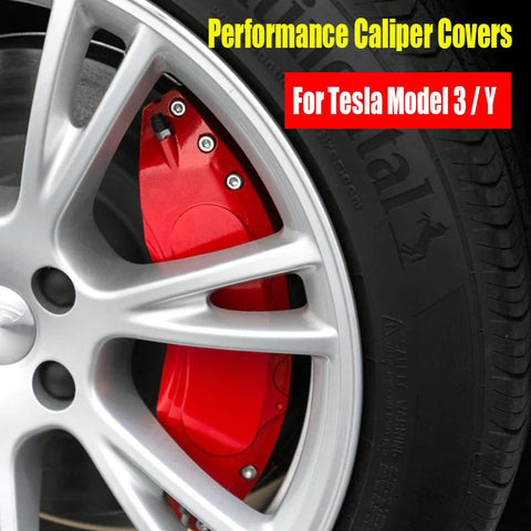 Performance Caliper Covers For Tesla Model 3/Y Aluminum Alloy-AM00085-Veeddydropshipping