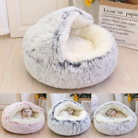 Warm Dog Cat Bed Cat House Cave-HA01978-Veeddydropshipping