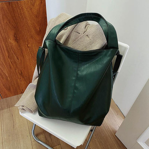 Female Luxury Soft Leather Messenger Bag Big All Match Handbags Women-BS00118-Veeddydropshipping