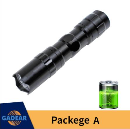 Portable Rechargeable Zoom LED Flashlight XP-G Q5 Flash Light Torch-TI00780-Veeddydropshipping