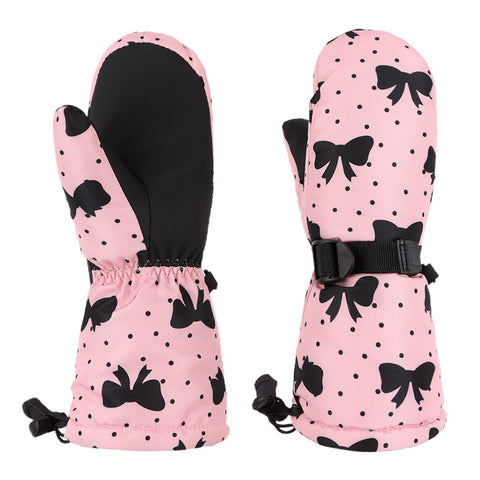 Children Winter Dinosaur Gloves Baby Girls Waterproof Windproof Snow-TB00430-Veeddydropshipping