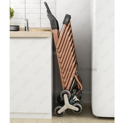 Multifunctional Stainless Steel Shopping Cart-HA01747-Veeddydropshipping