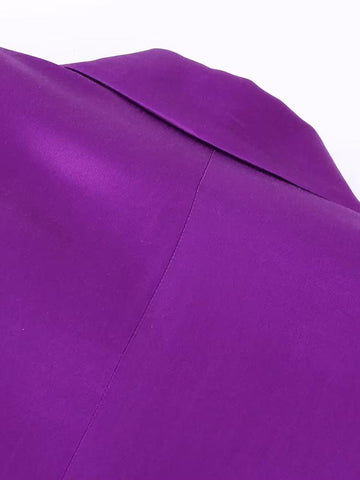 Women Fashion Suit Silk Bowed Blazer-Veeddydropshipping