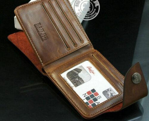 Wallet Brown Cowboy Bifold Card Holder-MF00814-Veeddydropshipping