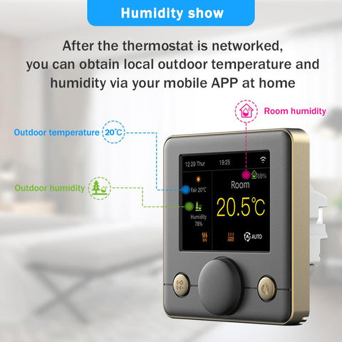 Smart Tuya Room Wifi Thermostat Underfloor Heating Programmable Digital-TI01015-Veeddydropshipping