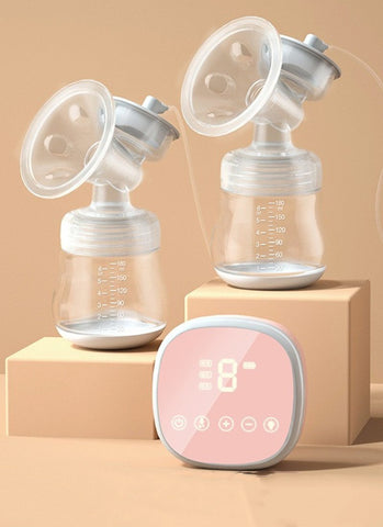 Double Electric Breast Milk Extractor Usb Recharge Breastfeeding Baby Bottle-TB00676-Veeddydropshipping