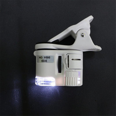 Mobile Phone Microscope Magnifying Glass Mobile Phone Camera Video 60 Times Mini-PA00658-Veeddydropshipping