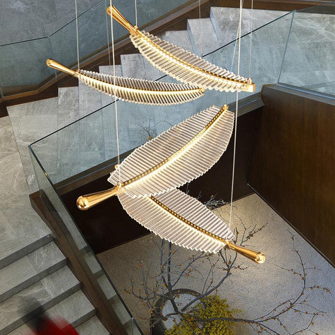 Modern Creative Leaf LED Chandelier Luxury-TI00421-Veeddydropshipping