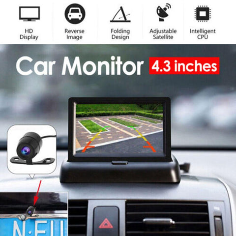 LCD Car Rearview Monitor Display Car Rear View Camera Reversing-AM00694-Veeddydropshipping