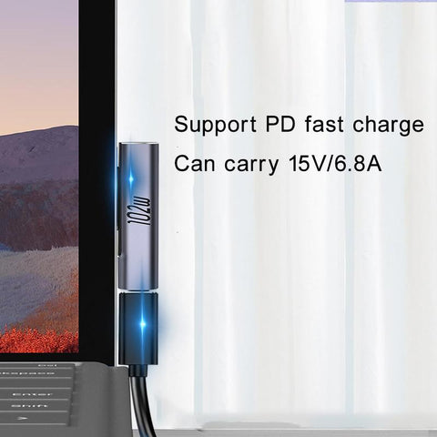 For Microsoft Surface Pro X 8 7 6 5 4 3 Go Book to USB Type C PD Fast Charging Plug -CE00118-Veeddydropshipping