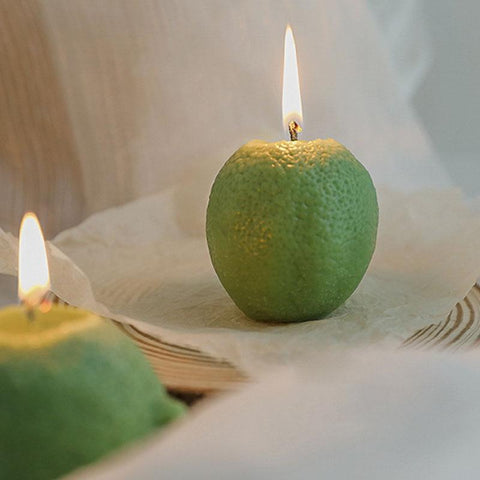 3D Aromatherapy Candle Lemon Shape Cheese Soybean Candle-HA00363-Veeddydropshipping