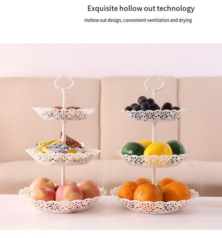 Household multi-layer fruit plate table bowl-HA01313-Veeddydropshipping