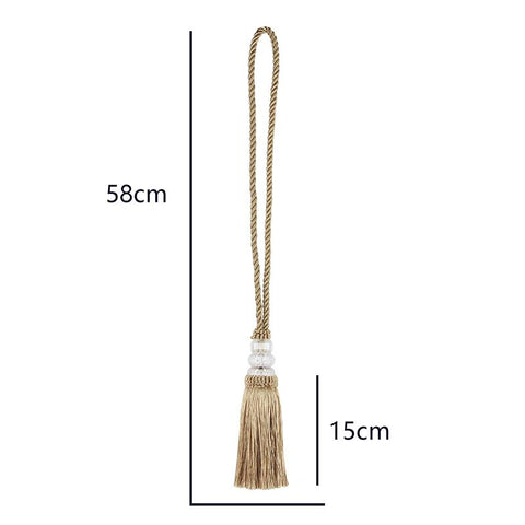 Hanging Ball Tassel Curtain Tieback Simple Big Tassels-HA00084-Veeddydropshipping