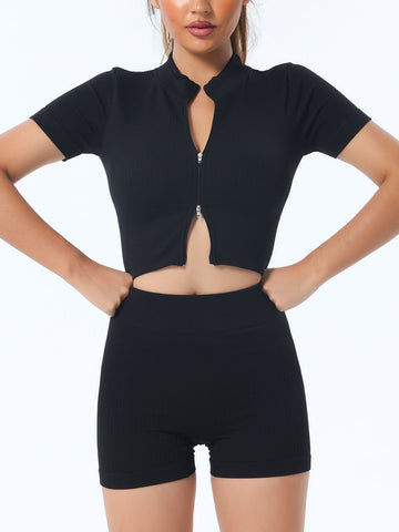 Sportswear Female Seamless High Waist Shark Workout-OS01496-Veeddydropshipping
