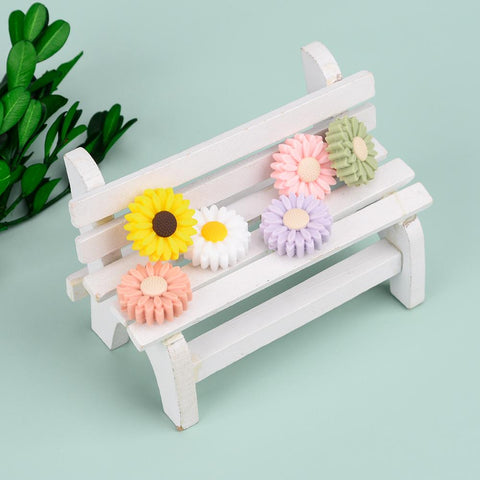 Sunflower Mini Silicone Beads DIY Pacifier Chain Baby  -JW01535-Veeddydropshipping