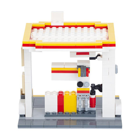 MOC4047 City Series 192Pcs Gas station Scenes Cars up to 6x16 can be parked-TB01502-Veeddydropshipping