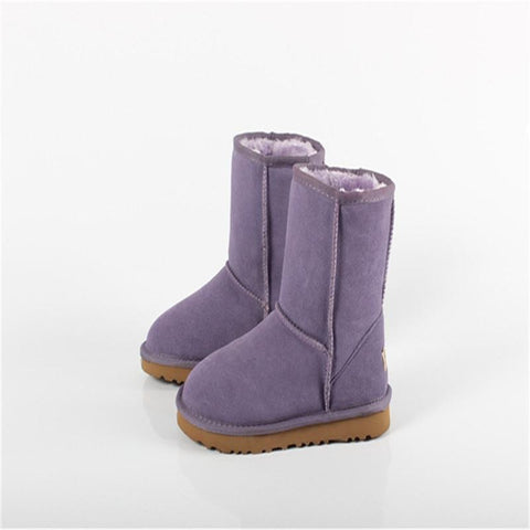 Lady Female Leather Boot girl Waterproof Shoes Flat Casual-BS00935-Veeddydropshipping