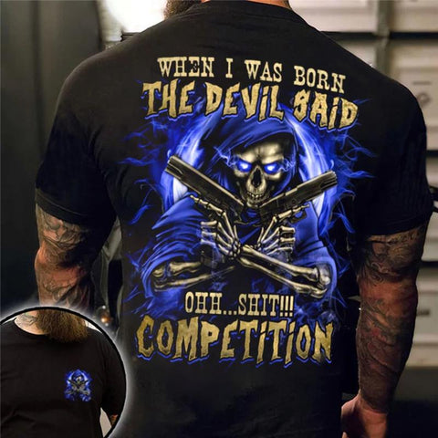 Heavy Metal Phonk Style Printed Men&#39;s Street Hip Hop Trend T-shirt-TB01159-Veeddydropshipping