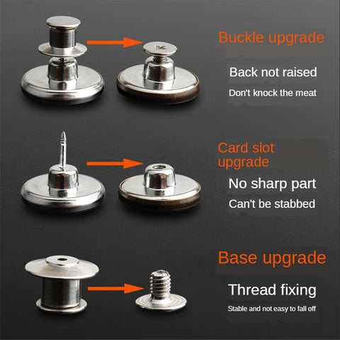 Screw Bronze Metal Buttons for Clothing Pants-HA00023-Veeddydropshipping