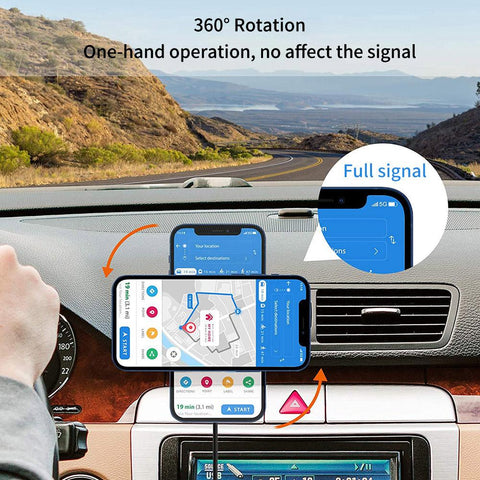 15W Fast Wireless Car Charger Mount Stand Automatic Air Vent-Veeddydropshipping