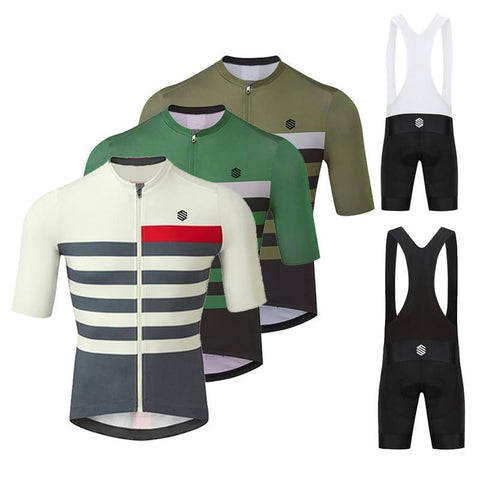 2023 Summer New SirokoTech Bicycle Team Cycling Jersey Set Breathable Short -OS01129-Veeddydropshipping