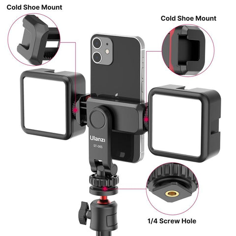 ST-06S Phone Holder Mount Clamp Clip Horizontal and vertical Shooting -CE00366-Veeddydropshipping