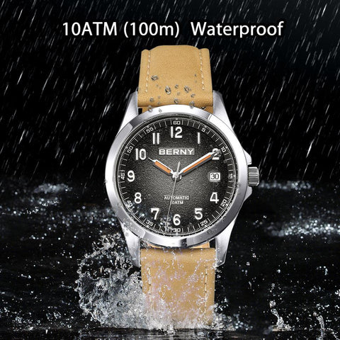 Frosted Automatic Watch Men Luminous Mechanical Wristwatch -JW00681-Veeddydropshipping