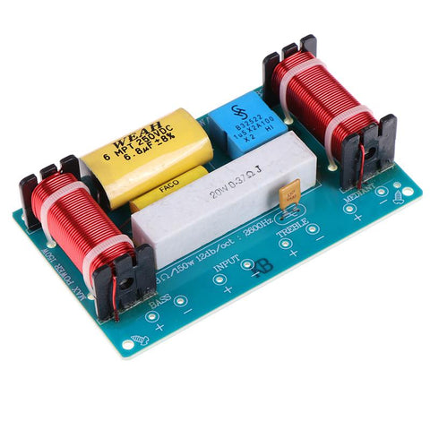 1pc Speaker 3 Way Audio Frequency Divider Treble + Midrange + Bass -CE00902-Veeddydropshipping