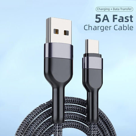 5A Fast Charging Cable Micro USB Type C Charge Line-Veeddydropshipping