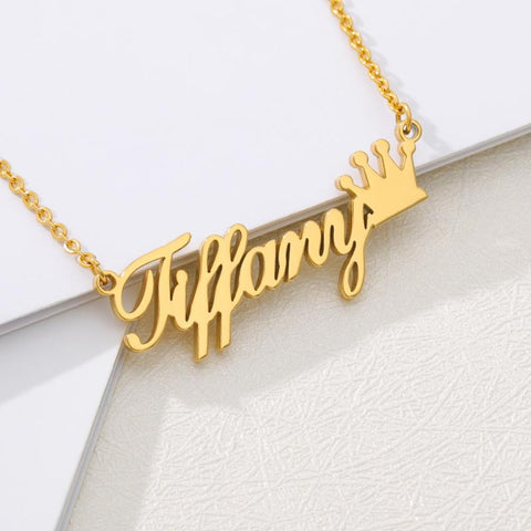 Stainless Steel Custom Name Necklaces With Heart Simple -JW01236-Veeddydropshipping