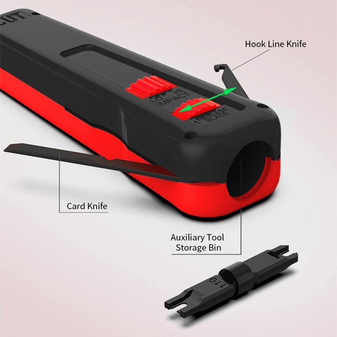 Network Cable Tool with Two Blades-CO01499-Veeddydropshipping