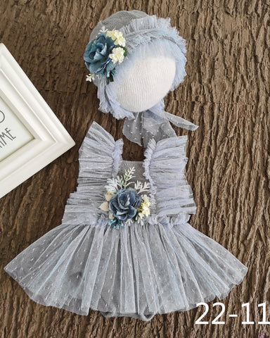 Newborn Photography Props  Baby Girl Lace Romper Bodysuits Outfit-Veeddydropshipping-5