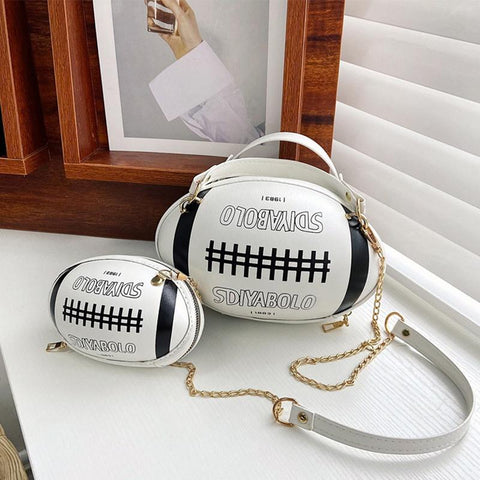 Crossbody Bag for Women Shoulder Bags Rugby Style Purses and-BS00135-Veeddydropshipping