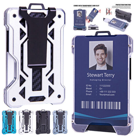 Alloy Slim RFID Blocker Card Holder-MF00774-Veeddydropshipping