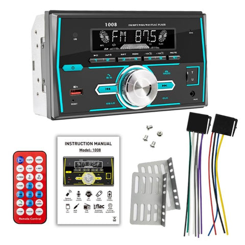 Double Din Car Stereo App Control Car Locator 7 Colors Button-AM00660-Veeddydropshipping