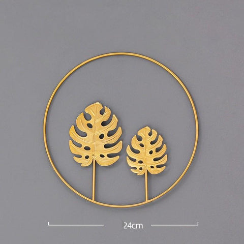 Nordic Light Luxury Round Wall Hanging-HA00229-Veeddydropshipping