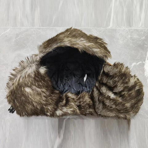 Old Man Earflap Hat Lei Feng Hat Camouflage Warm Winter Elderly Hat Cap Thick Flaps-OS01142-Veeddydropshipping