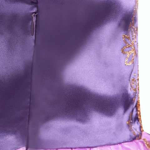 Children Girl Rapunzel Dress Kids Tangled Disguise Carnival Girl Princess-TB00856-Veeddydropshipping