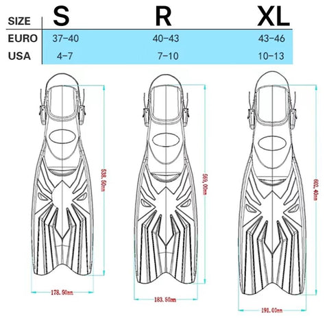 NEW Scuba Diving Stainless Steel Spring Fin Straps Fins Adult Swim Shoes Silicone -OS00181-Veeddydropshipping