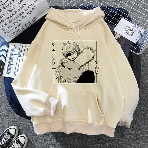 Hoodie Japanese anime sports shirt Manga cartoon pattern street clothing-Veeddydropshipping