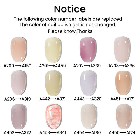 7.3ml Jelly Gel Nail Polish Transparent Nude Manicure Top -BH00979-Veeddydropshipping