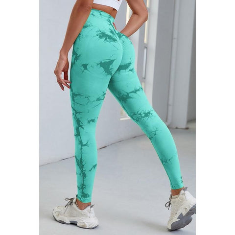 Leggings For Women Gym Tights Tie Dye Seamless Legging-OS01469-Veeddydropshipping