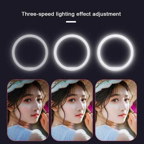 USB Charge Led Selfie Ring Light Mobile Phone Lens LED Selfie Lamp Ring for iPhone-PA00664-Veeddydropshipping