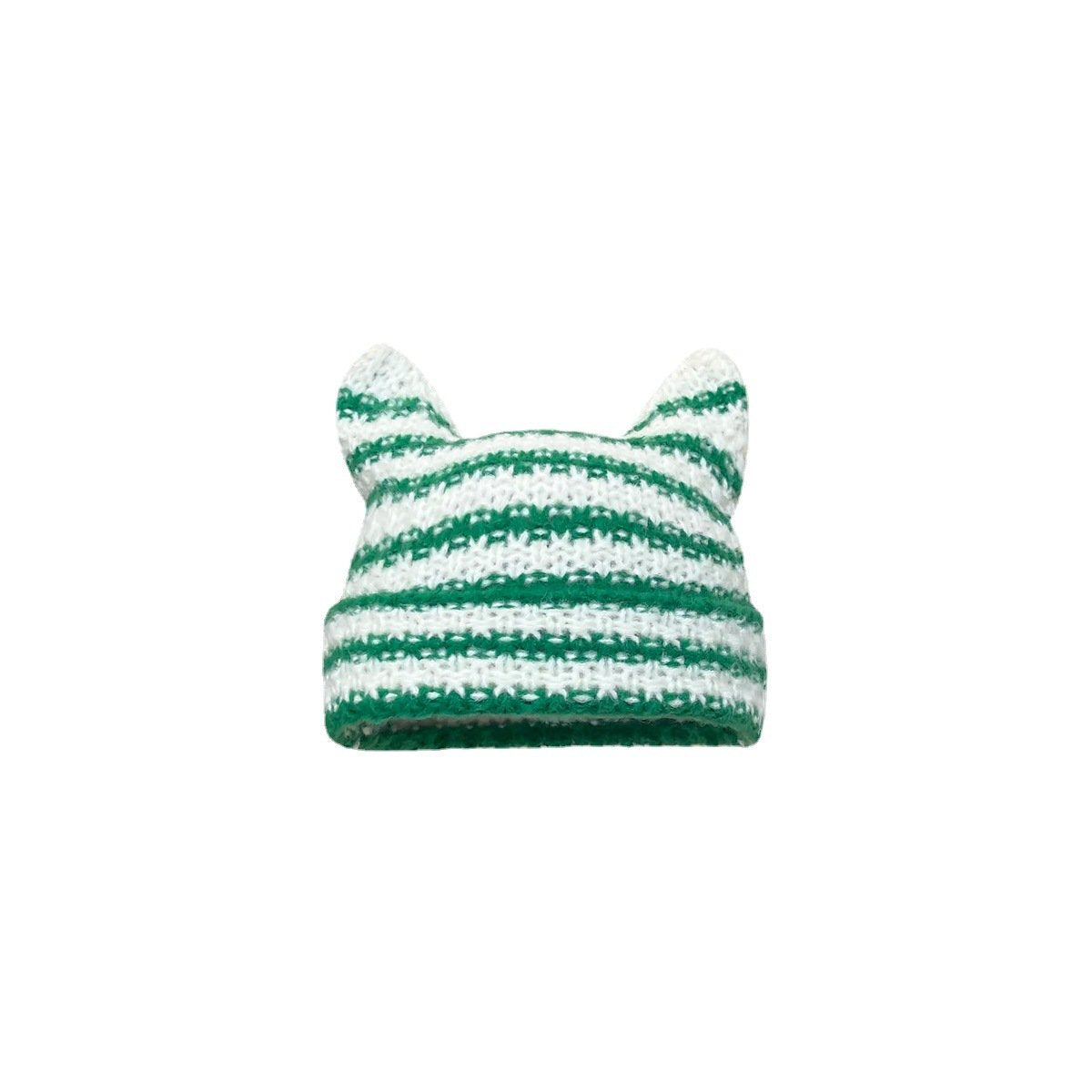 Striped Knitted Wool Cap Autumn and Winter-Veeddydropshipping